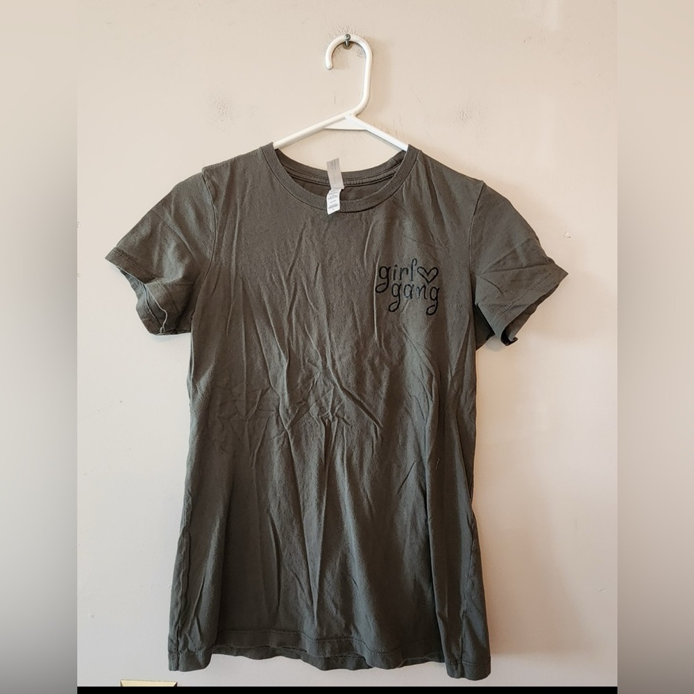 Girl gang dark green T-Shirt size Large